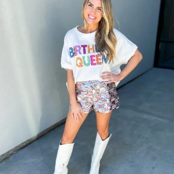 White 'Birthday Queen' T-Shirt - Picture 3 of 10